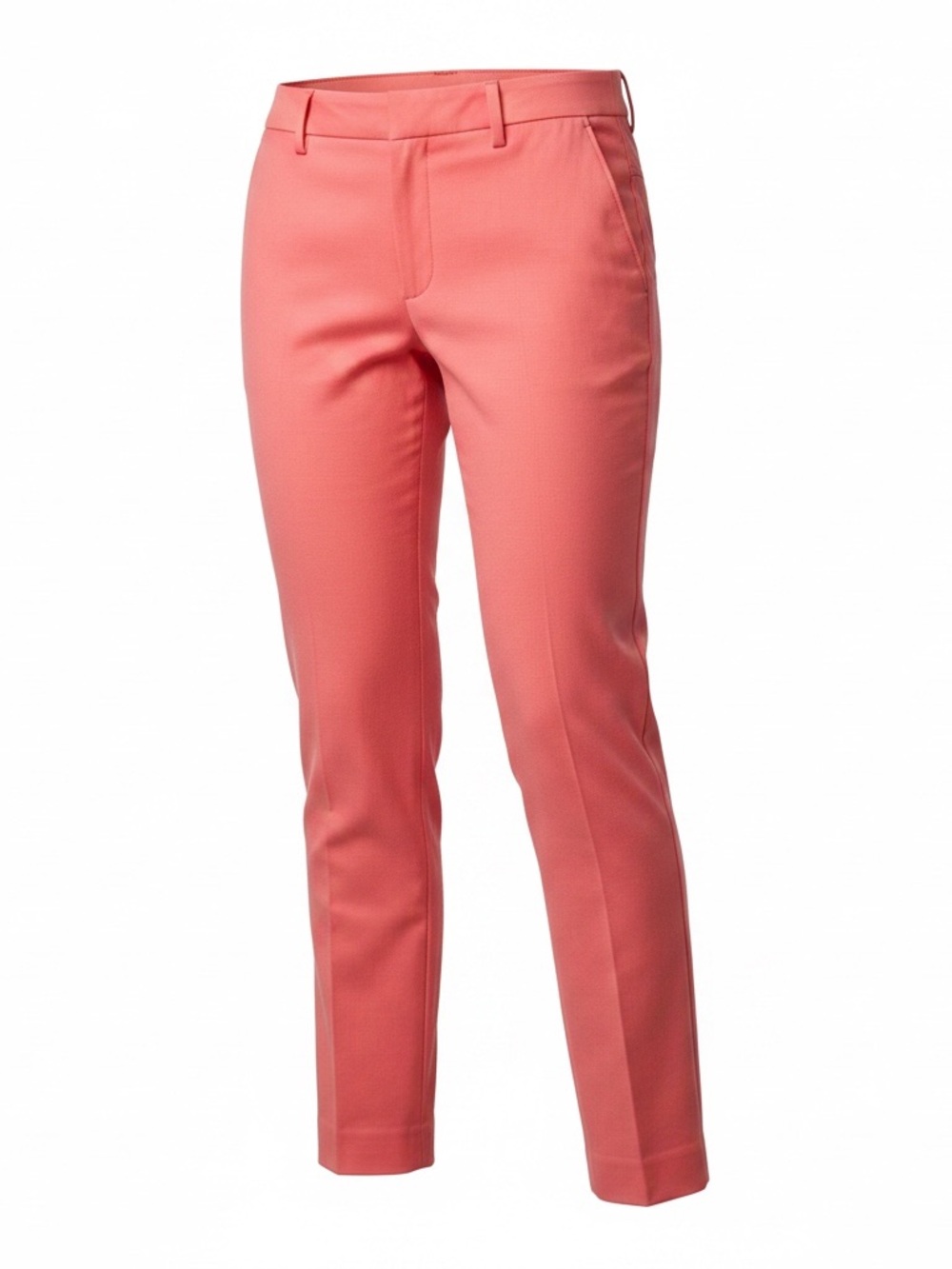 Adrianna Papell Coral Pink Ankle-Length Tailored Pants. Size 6
